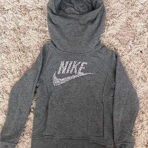 Nike Kids Charcoal Gray Hoodie